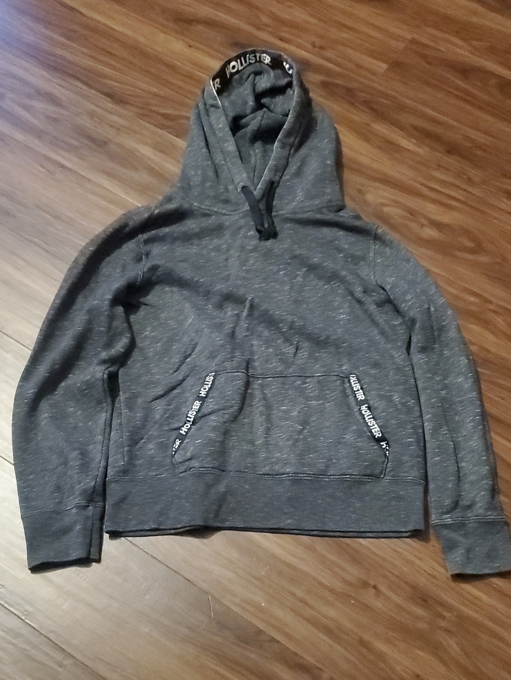Hollister Dark Gray Hooded Sweatshirt